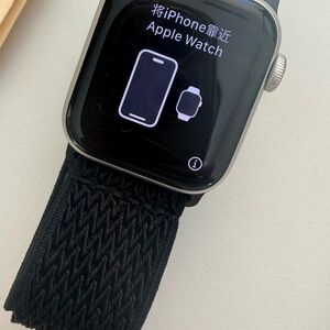 Apple Smartwatch with Black Band